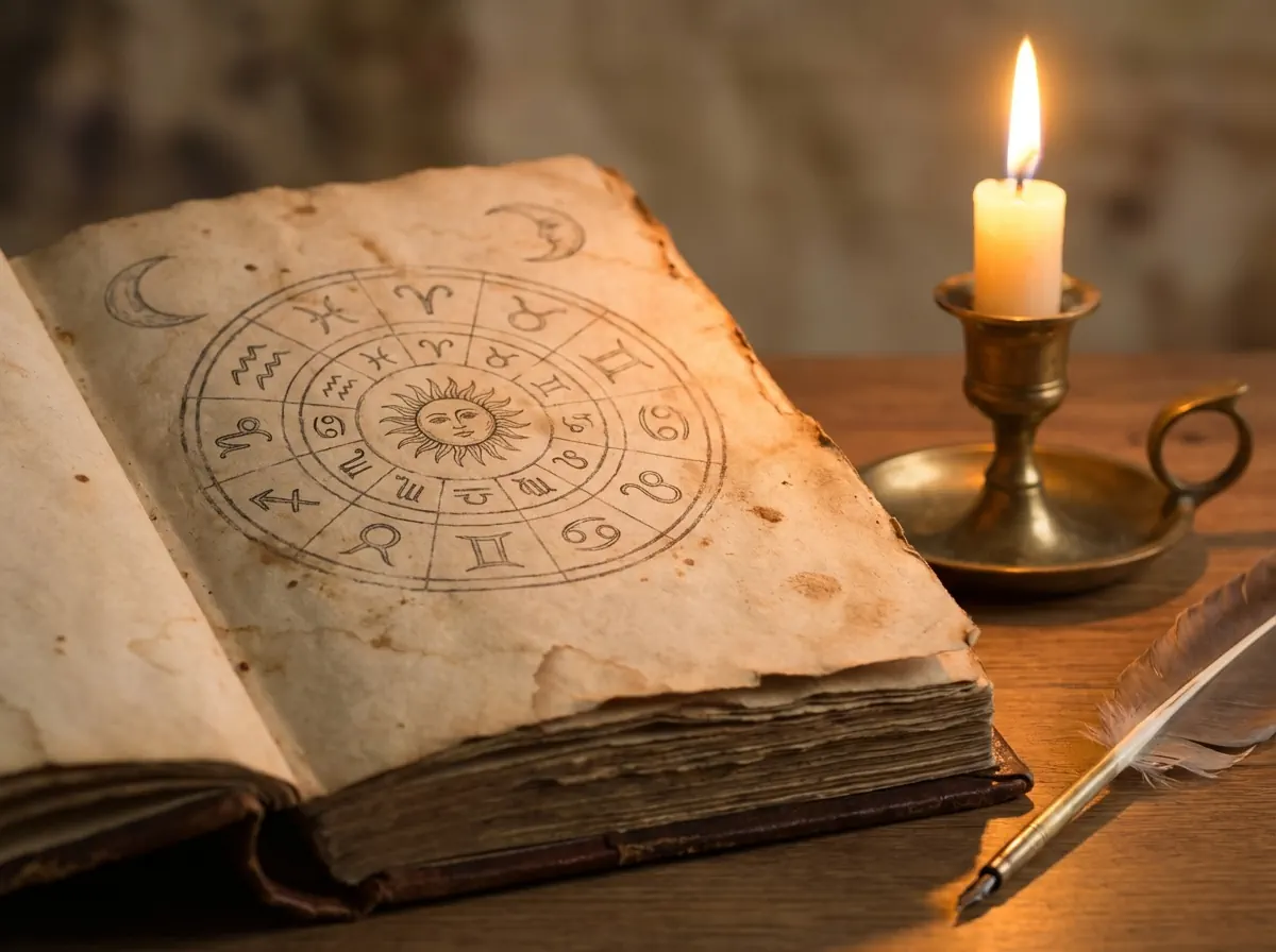 Night sky constellation evoking astrology awareness