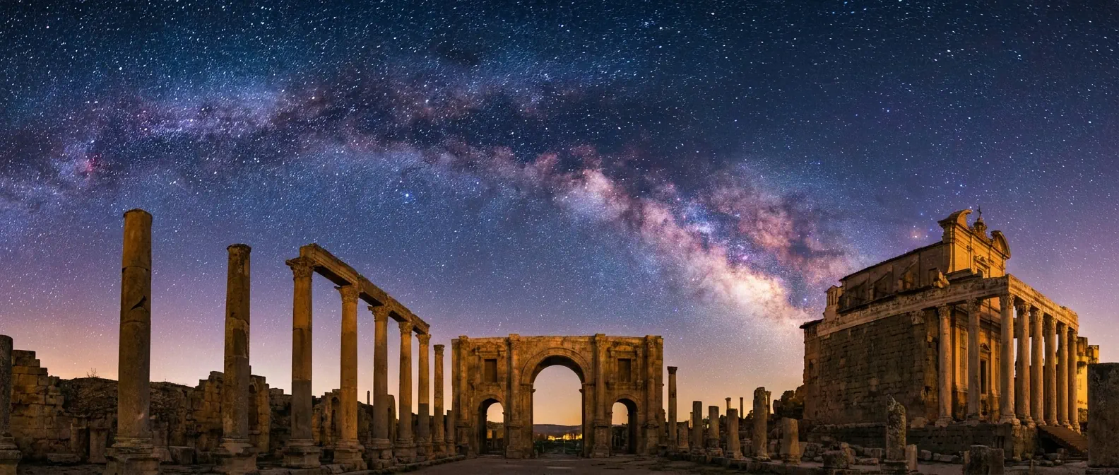 Night sky constellation evoking astrology awareness